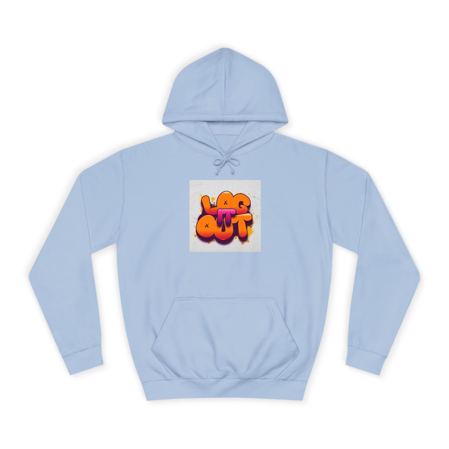 Vibrant Unisex Log it out Hoodie - Trendy, Comfortable Streetwear, Ideal for Life, Casual Outings, Gifts, and more!