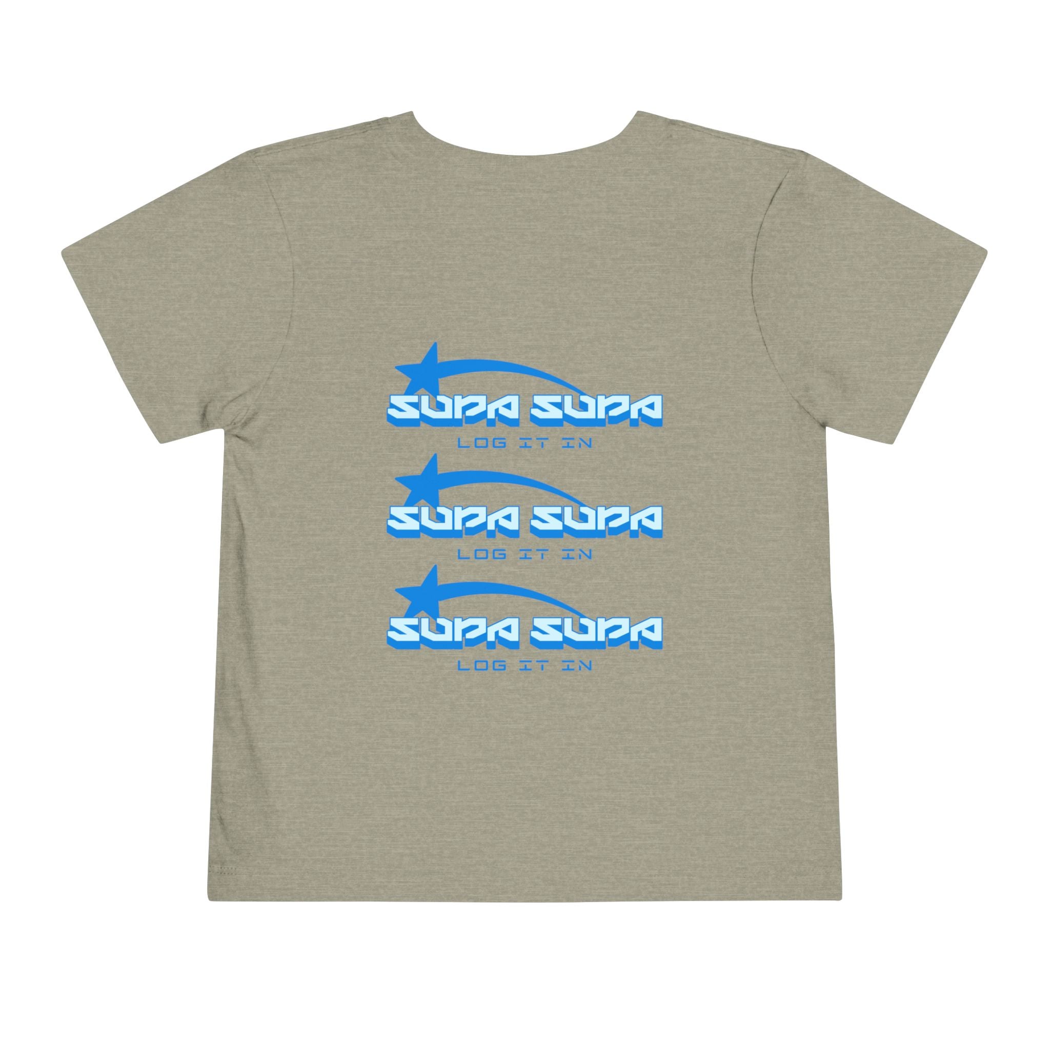 Toddler Tee — Blue Star 'Supa Supa' Graphic Shirt