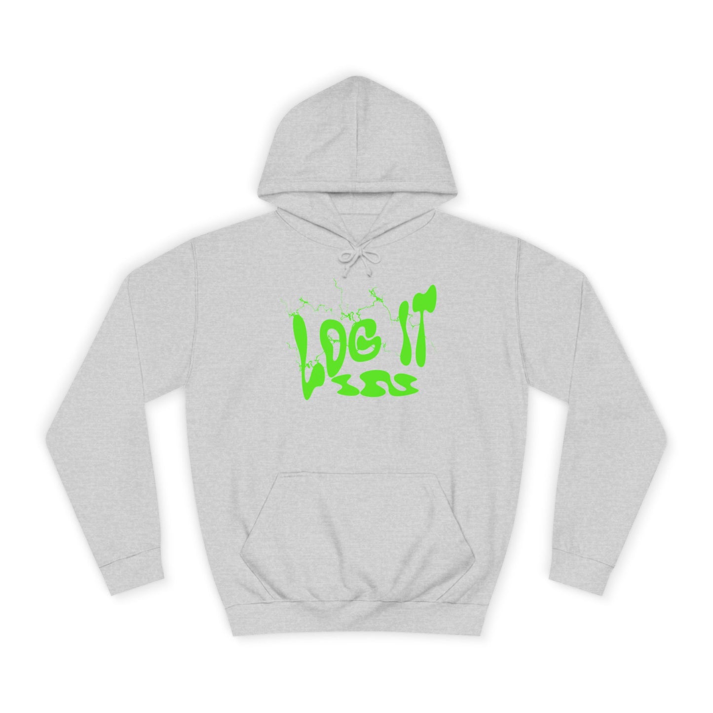 Unisex Hoodie with 'Log It in' Design, Cozy Casual Sweater for Trendy wear, Gift for Comfortable Everyday Wear