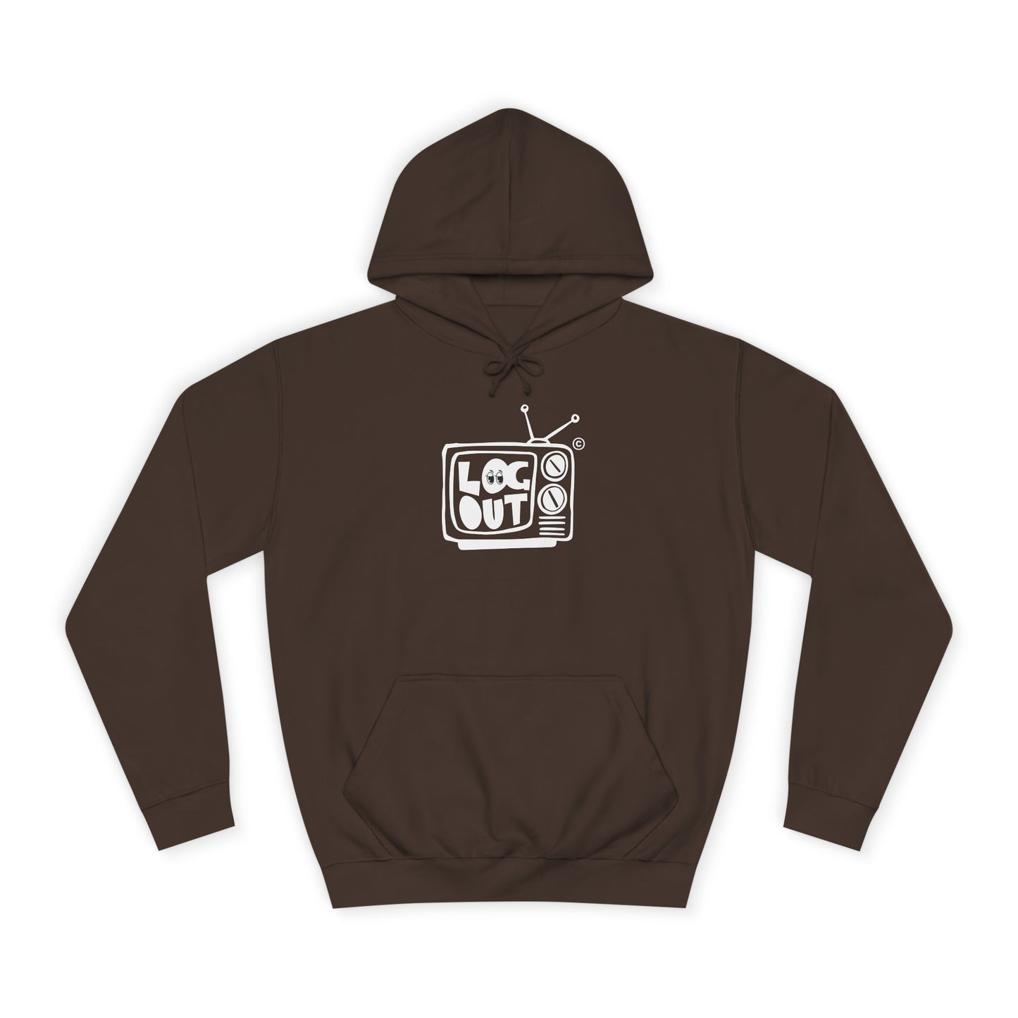 Unisex LOG OUT Hoodie, Cozy Wear, Casual Style, Gift, Trendy Spirit, Everyday Comfort