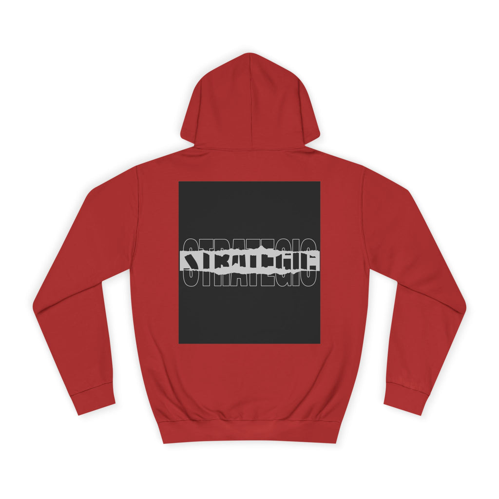 Unisex Hoodie with Strategic Print, Casual Sweatshirt,Gift, Trendy Apparel, Everyday Wear