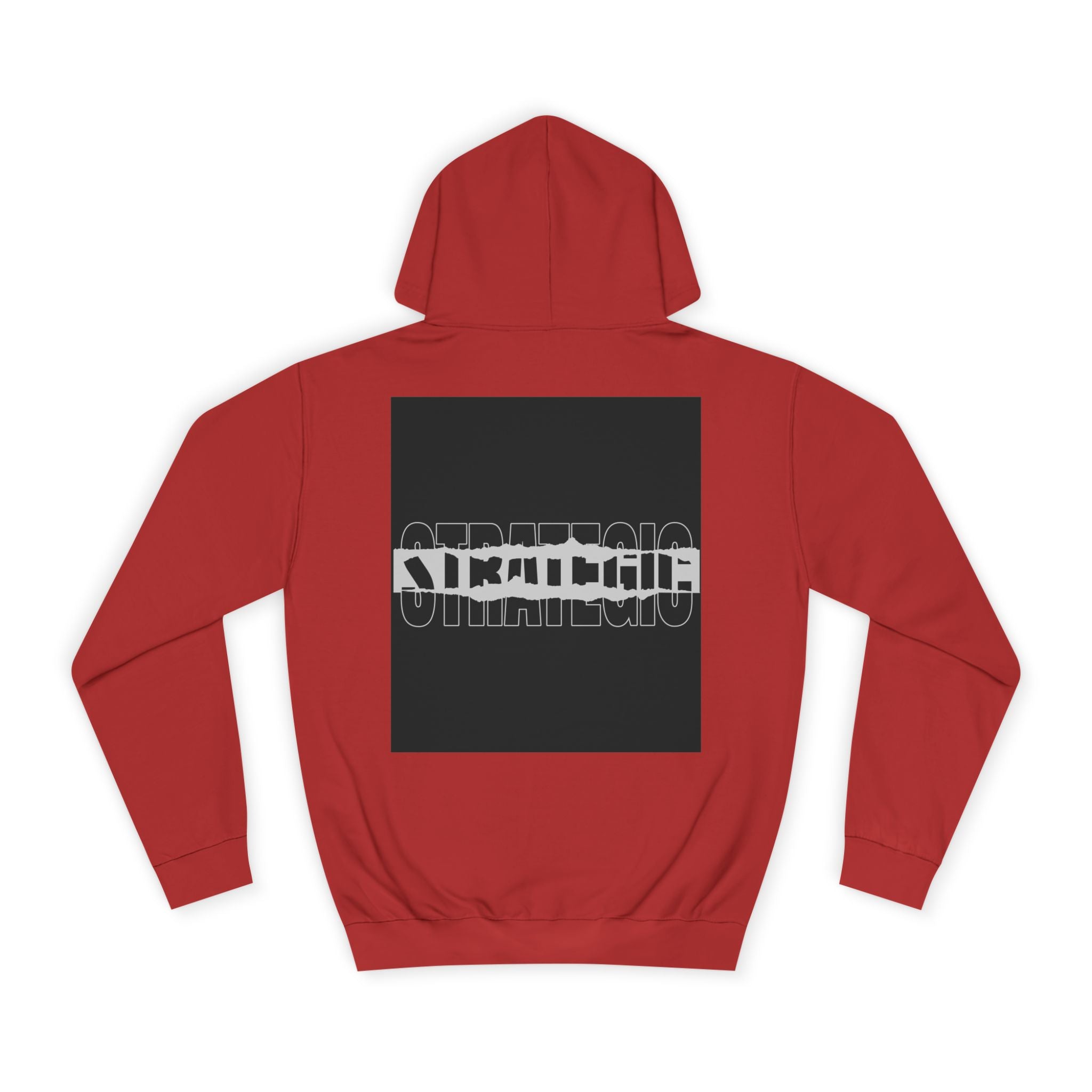 Unisex Hoodie with Strategic Print, Casual Sweatshirt,Gift, Trendy Apparel, Everyday Wear