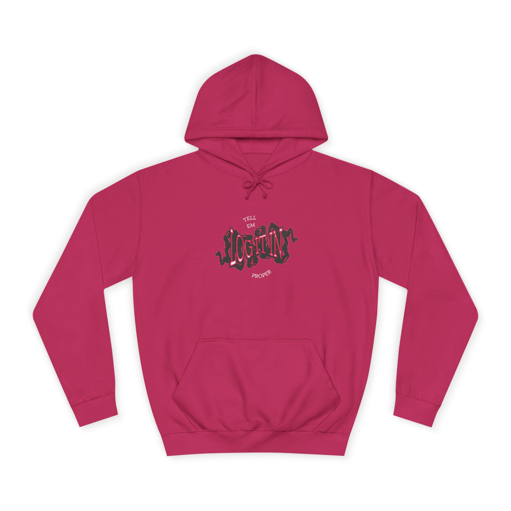 'Log it in'Hoodie for Unisex, Casual Wear, Trendy Apparel, Perfect for Everyday wear, Comfortable Fit