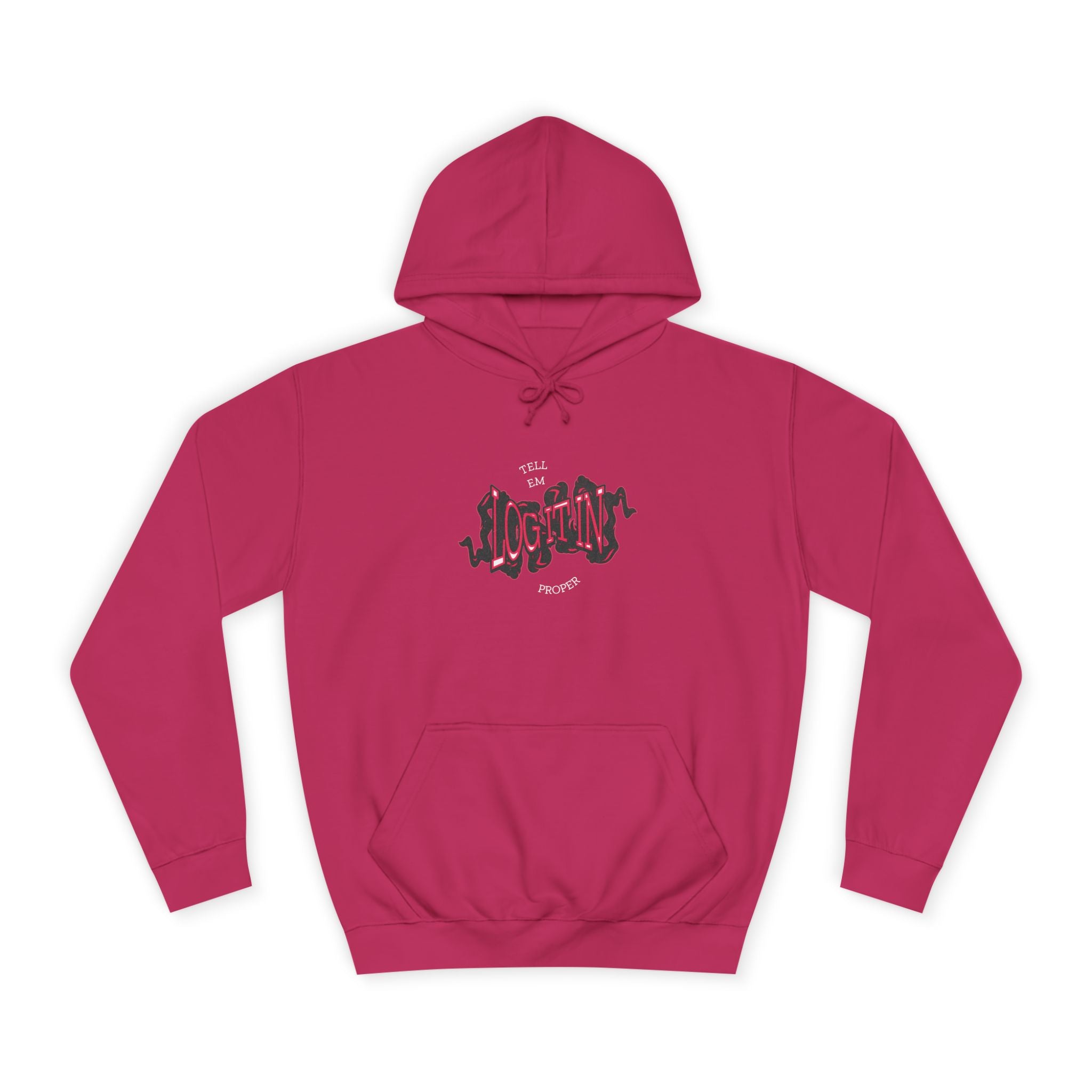 'Log it in'Hoodie for Unisex, Casual Wear, Trendy Apparel, Perfect for Everyday wear, Comfortable Fit