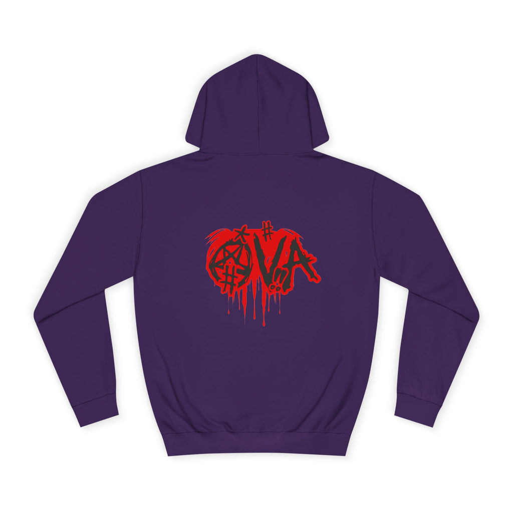 Edgy Unisex Hoodie with Graffiti-Style Print, Urban Streetwear, Apparel, Gift for any body, Casual Fashion