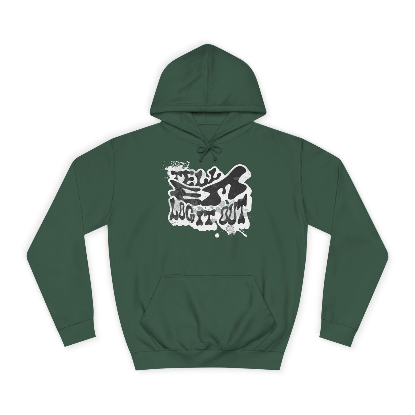 Tell em log it out Hoodie, Cozy Sweatshirt, Casual Style, Apparel, Gift, Trendy Lounge Wear