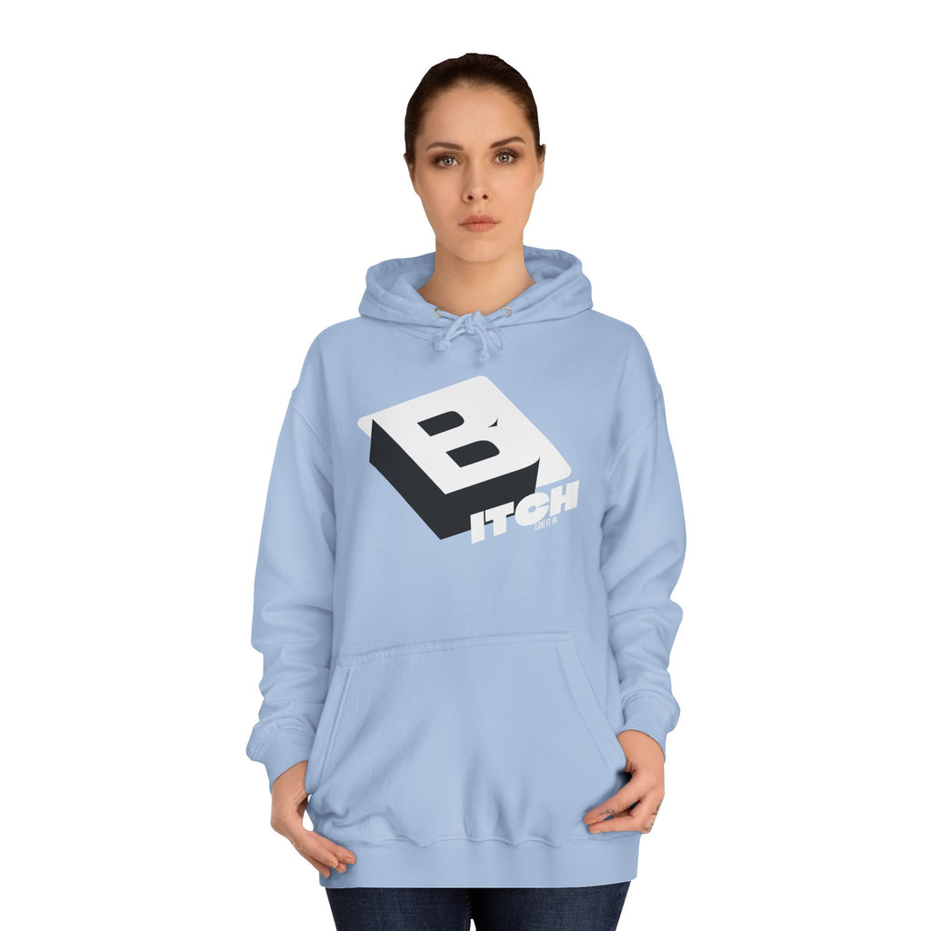 Unisex Hoodie with Bold Logo Design