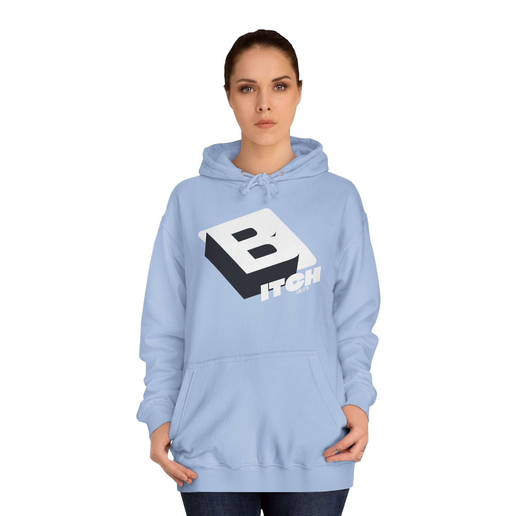 Unisex Hoodie with Bold Logo Design