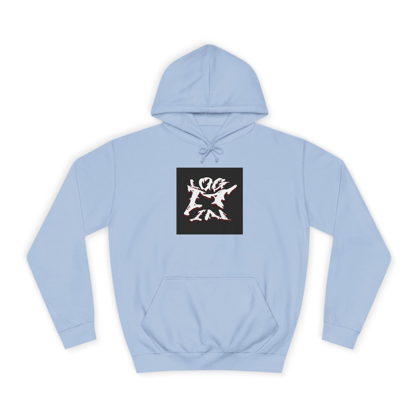 Unisex Log it in Hoodie - Artsy Graphic Sweatshirt, Cozy Custom Apparel, Perfect Gift, Spirit Wear, Trendy Streetwear