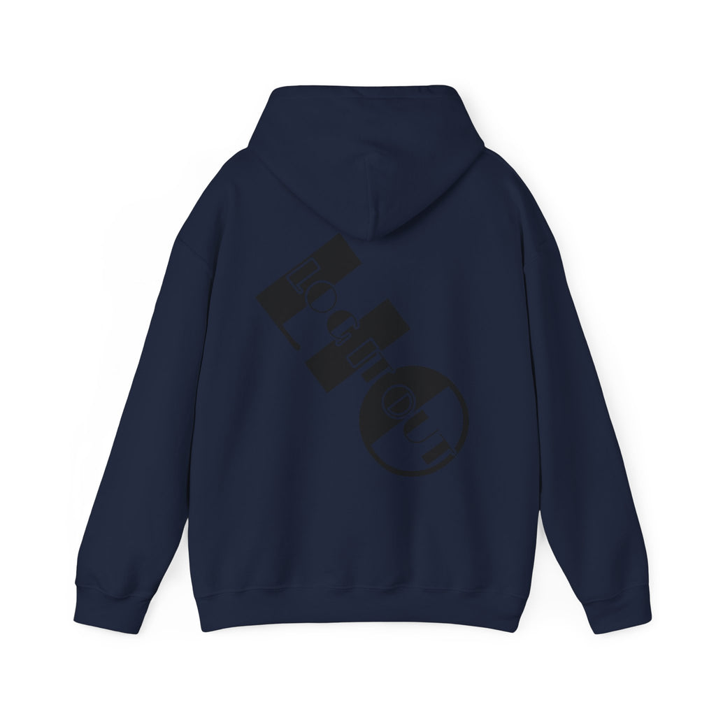 Log it out Unisex Heavy Blend™ Hooded Sweatshirt