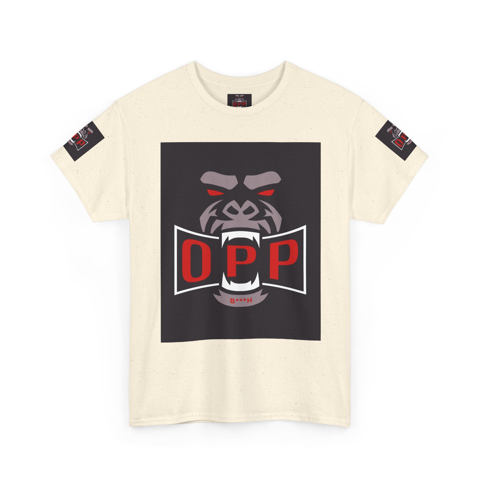 Gorilla OPP Graphic Tee — Bold Red & Black Urban Streetwear Shirt