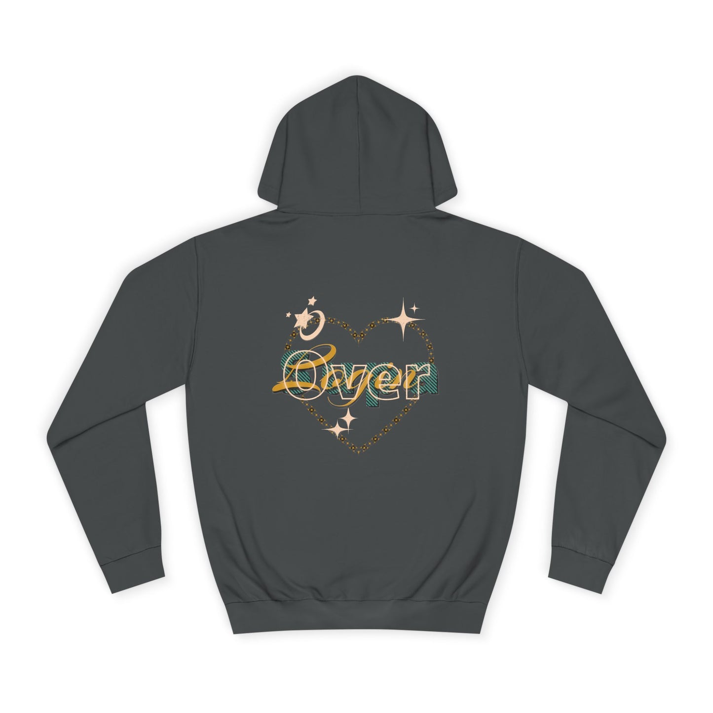 Charming Heart Hoodie with Floral Design, Unisex Casual Sweatshirt, Trendy Gift, Relaxed Wear, Unique Apparel