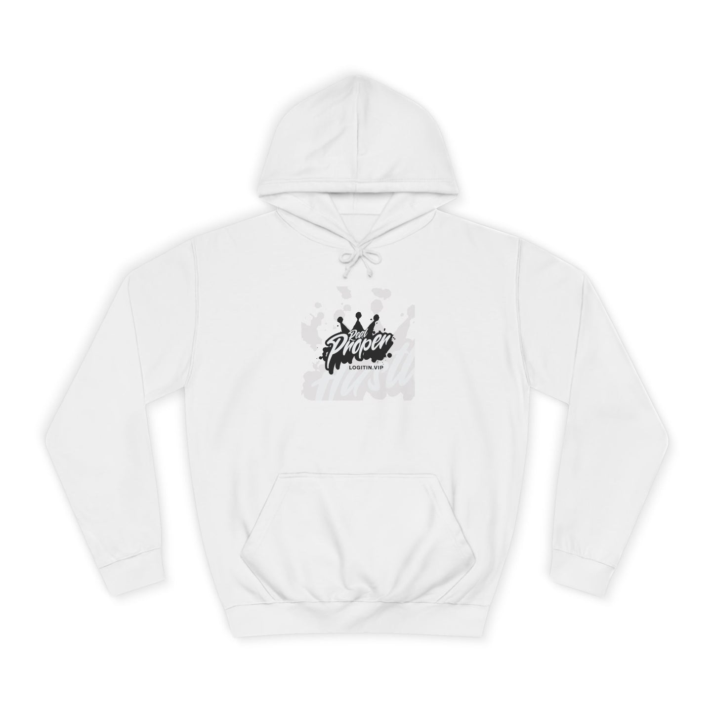 Unisex Hoodie with 'Real Proper' Design | Stylish Casual wear ,Events, Lounge, Gift Idea