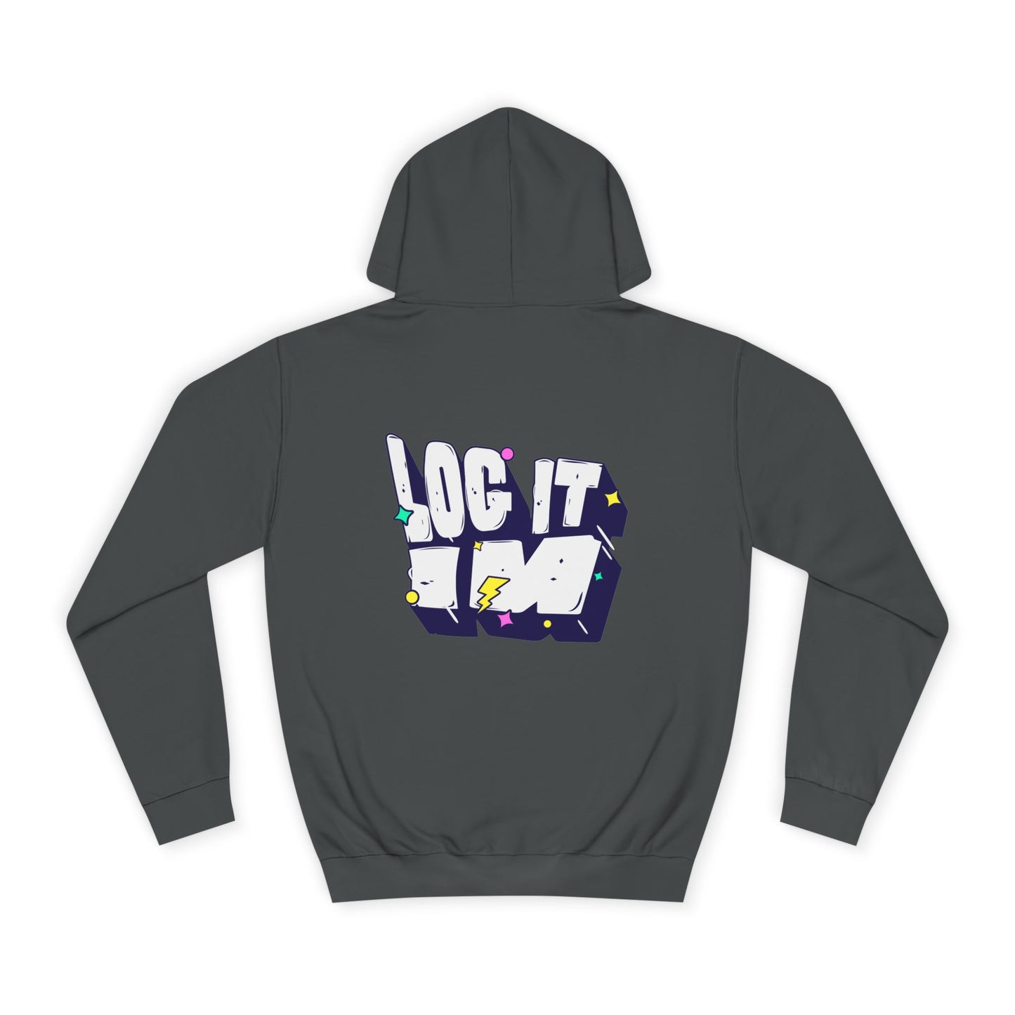 Vibrant Unisex LOG IT IN Hoodie, Trendy Streetwear, Apparel, Unique Gift, Casual Everyday Wear