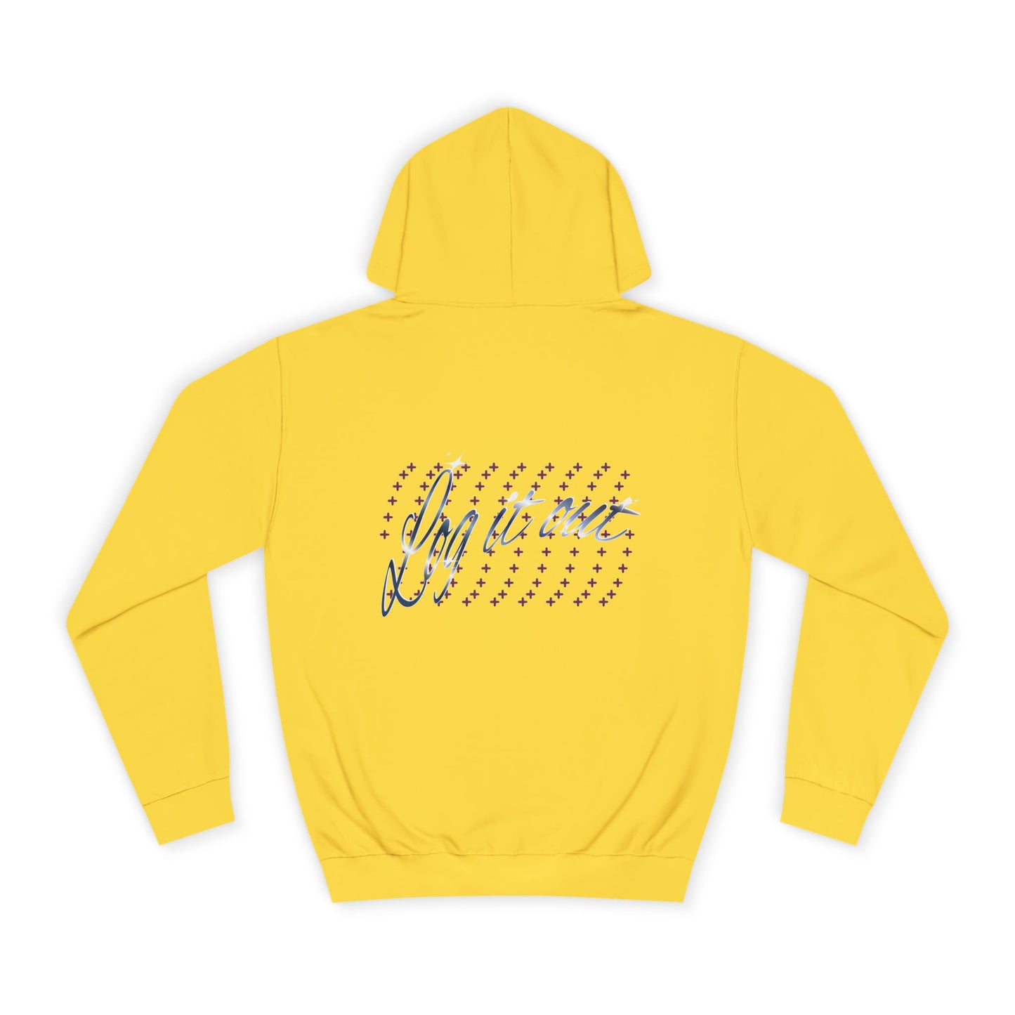 Stylish Unisex 'Log it out' Hoodie with Trendy Script Design, Perfect for Casual Wear, Gift, Apparel, Unisex Fashion
