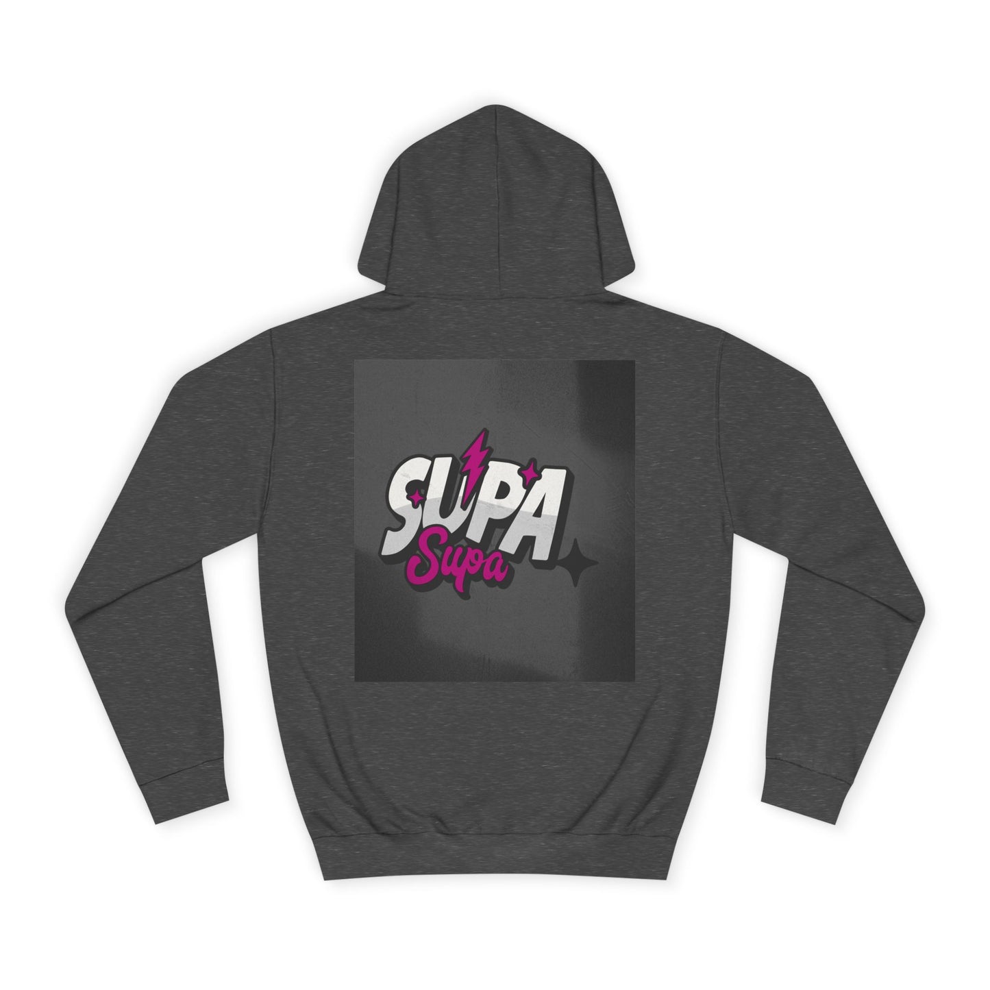Trendy Unisex Hoodie with Fun 'Supa' Design, Cozy Streetwear, Perfect for Students, Gifts,