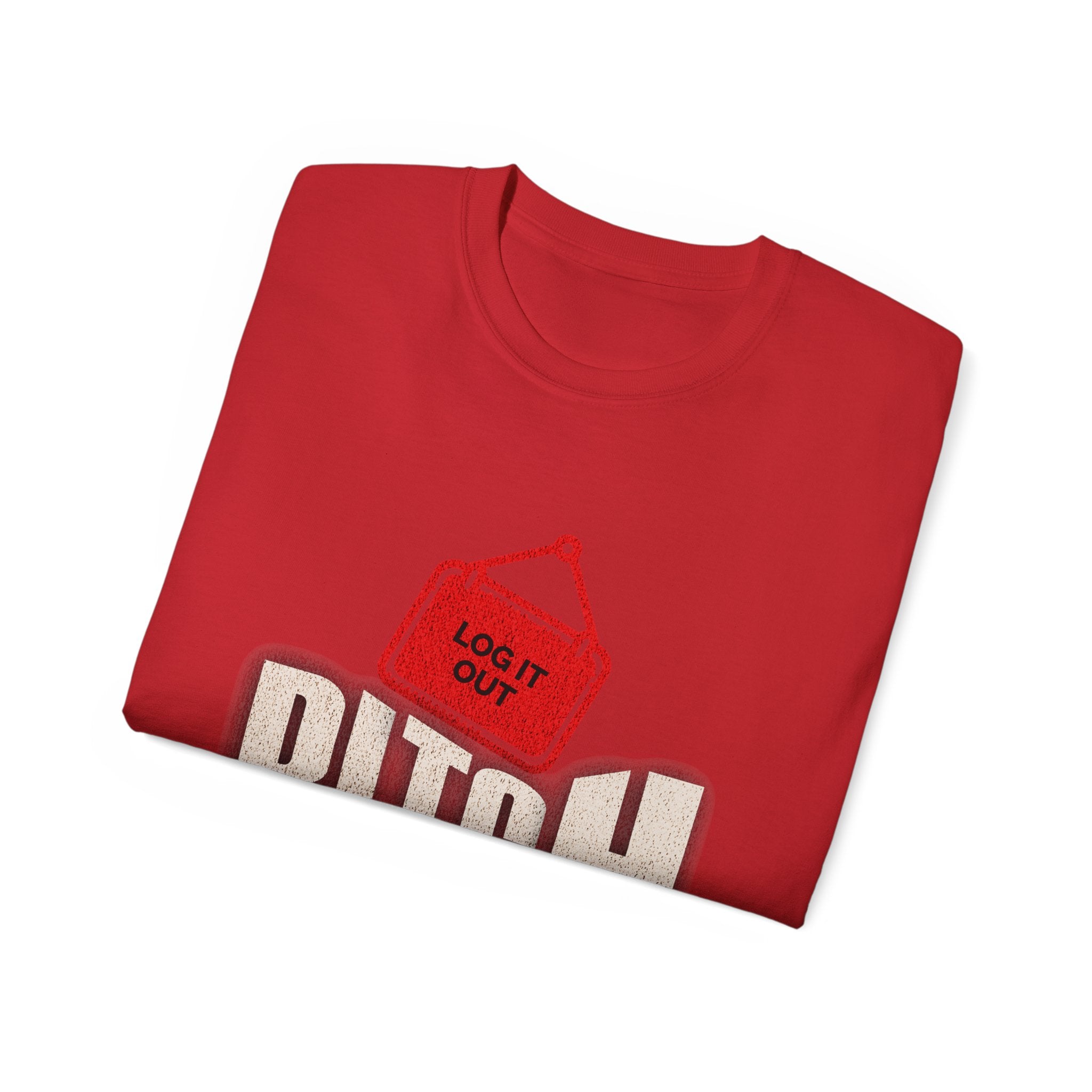 Graphic Tee —  (Log It Out)" Vintage Sign Shirt
