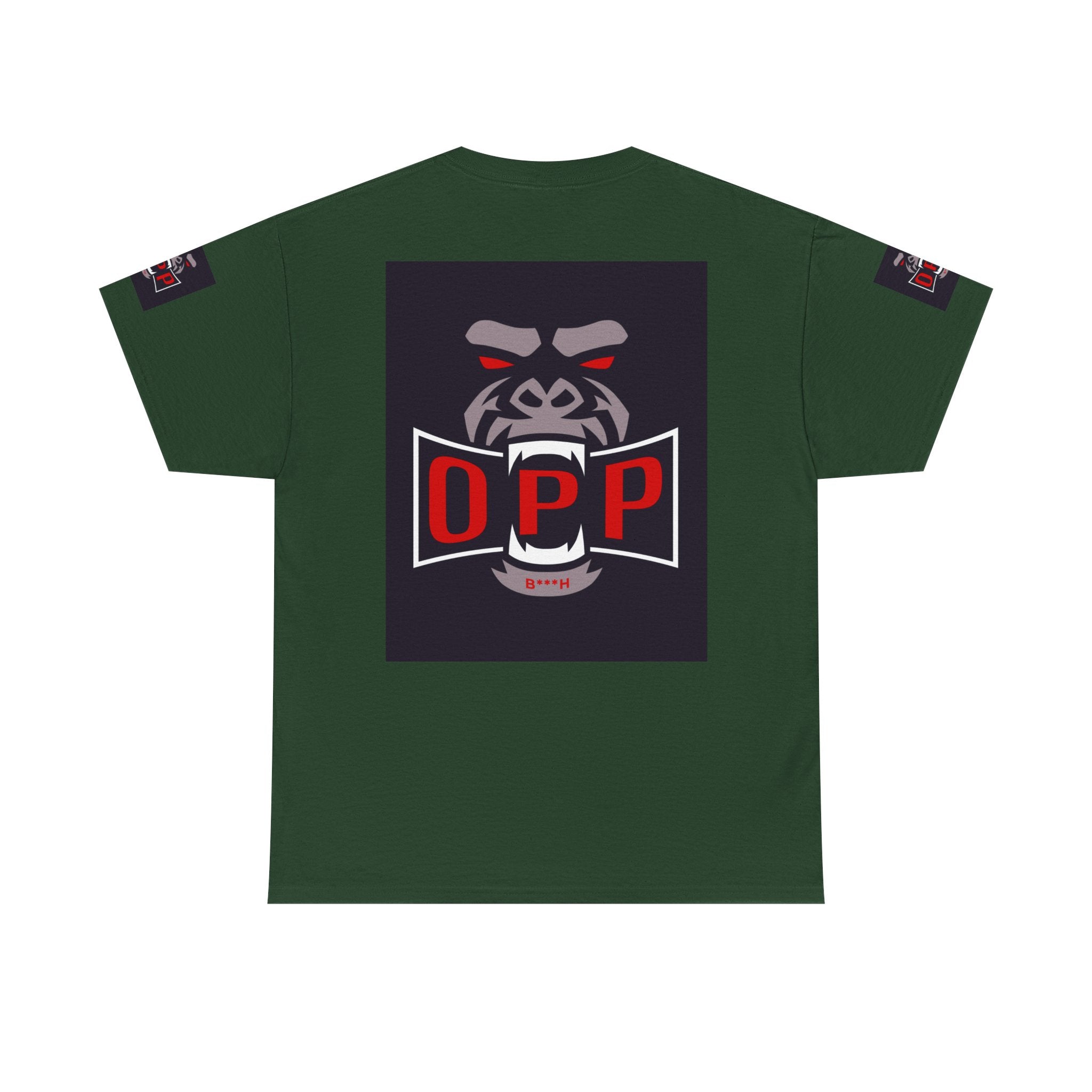 Gorilla OPP Graphic Tee — Bold Red & Black Urban Streetwear Shirt