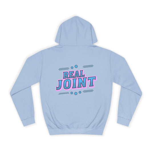 Unisex Hoodie - 'Real Joint' Graphic Sweatshirt for Casual Style