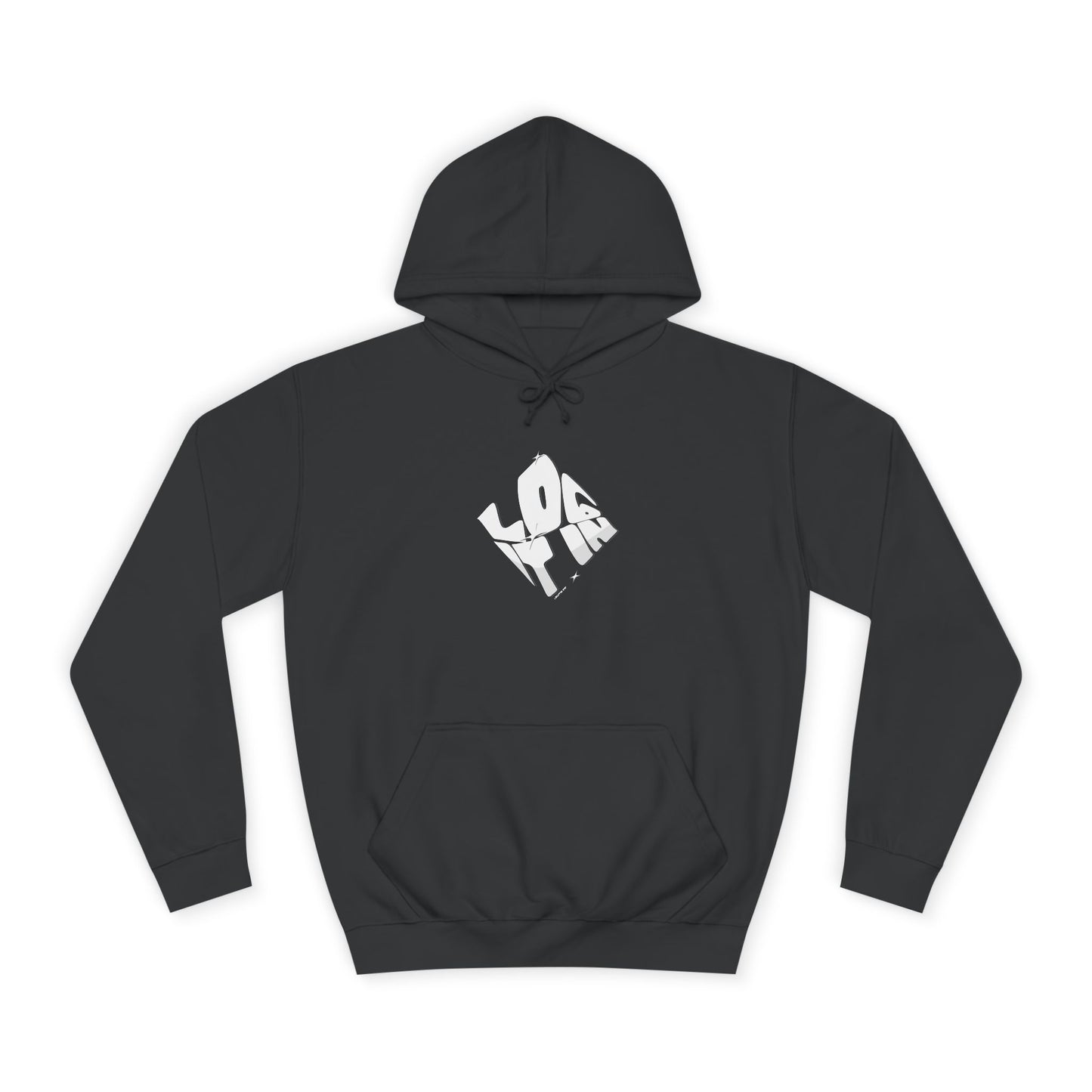 Stylish Unisex Log it in Hoodie - Trendy Wear, Comfortable Everyday Style, Perfect Gift, Graduation, Casual Outings