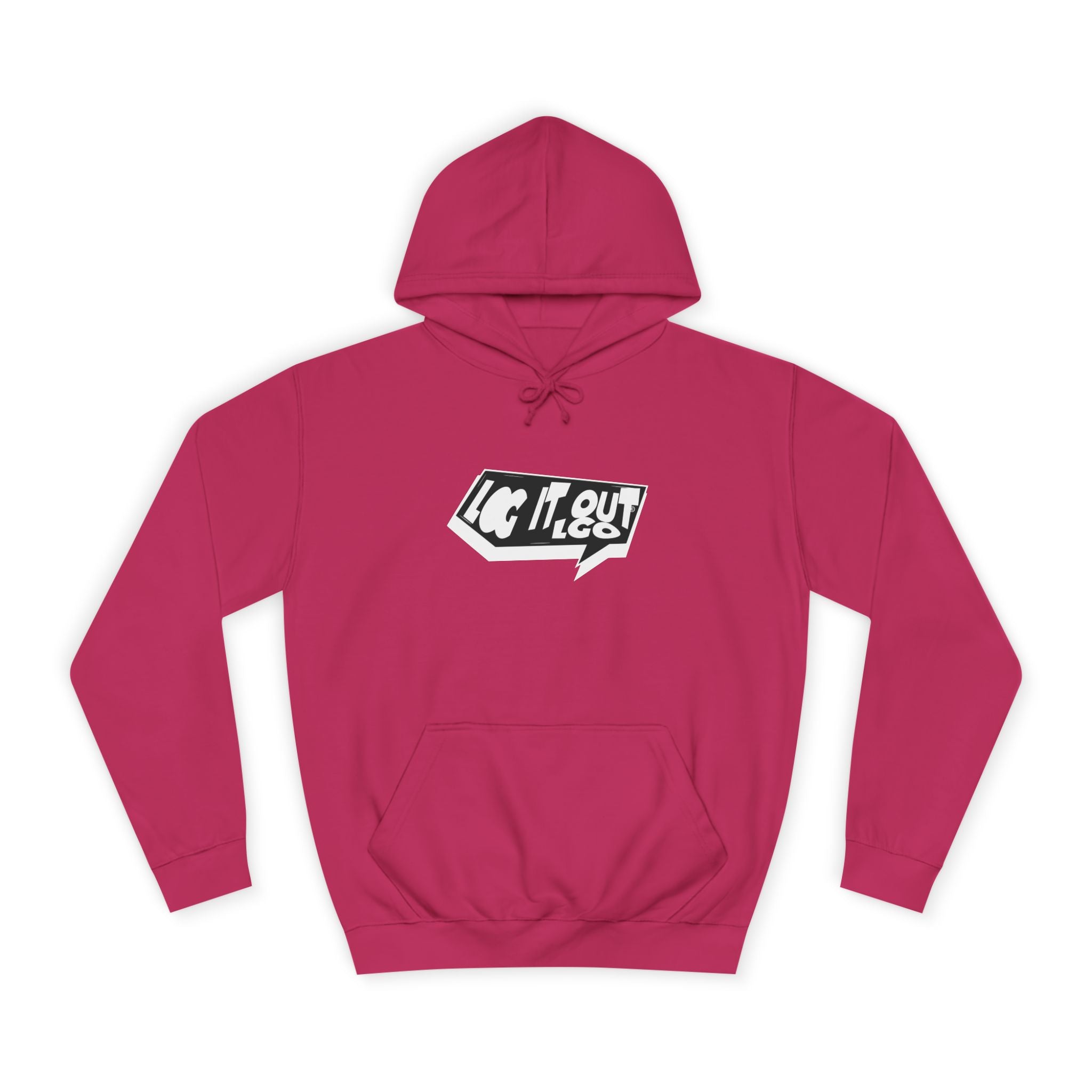 Chill Vibes Unisex Log it out Hoodie - Perfect for Campus Wear, Gifts, Casual Outfits, Fall/Winter Style, Cozy Fashion