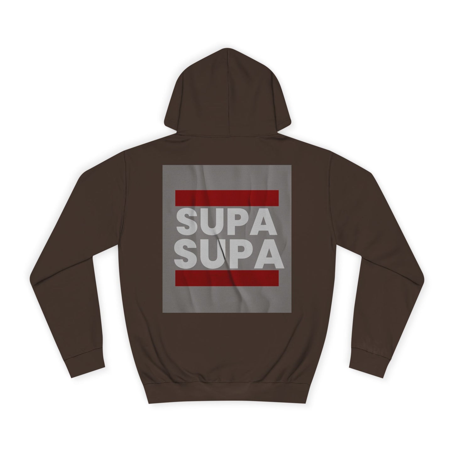 Unisex Hoodie with 'SUPA SUPA' Design, Cool Casual Wear, Perfect, Gifts for Graduates, Cozy Layering