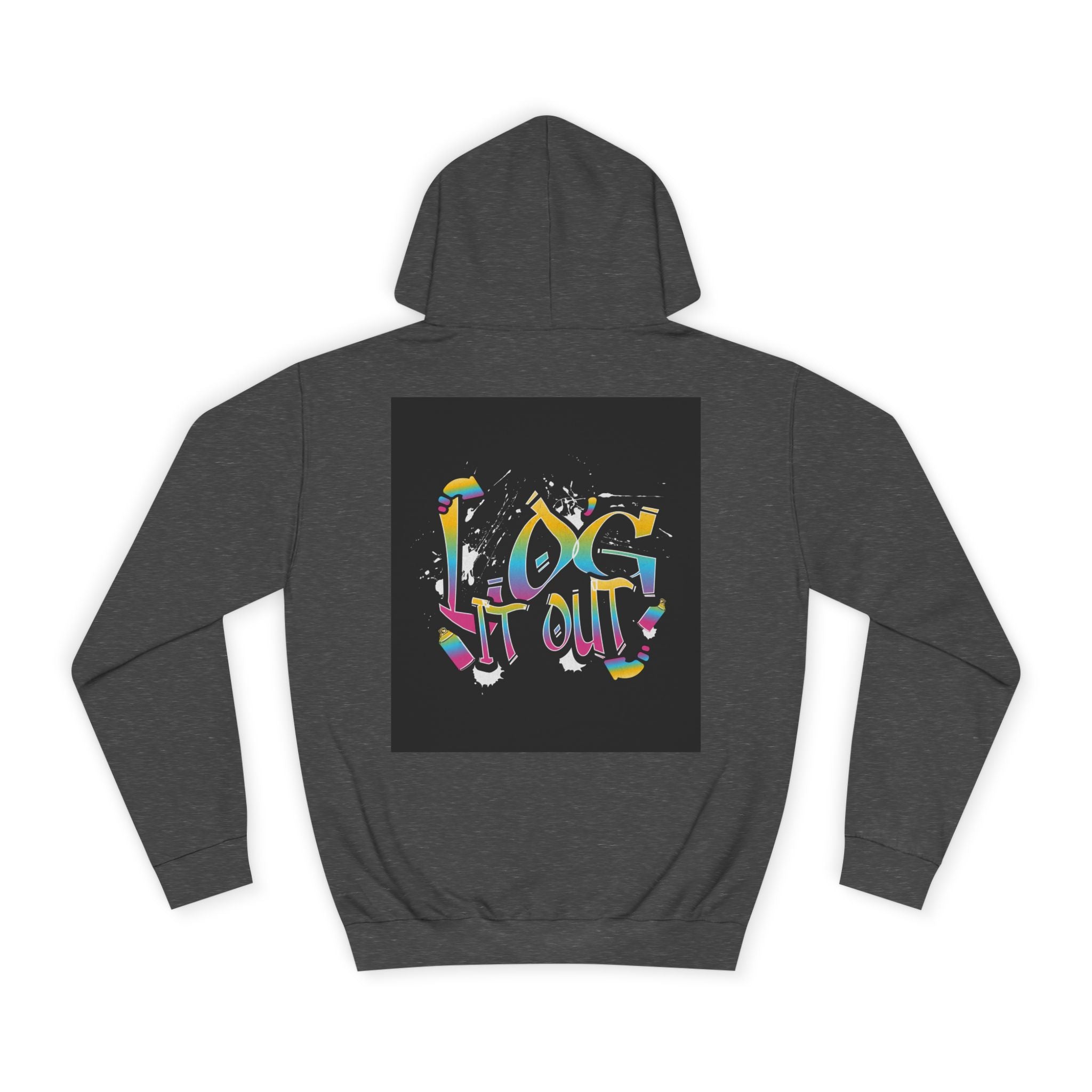 Colorful Unisex log it out Hoodie - Perfect for Students, Casual Wear, Gifts, Relaxed Style, trendy wear