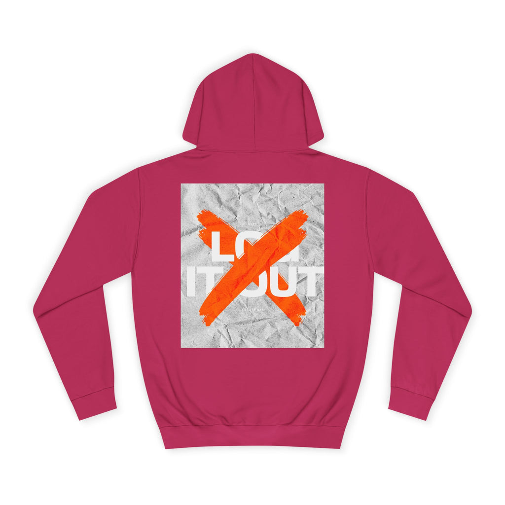 Trendy Unisex Hoodie - Stylish Graphic Sweatshirt, Casual Wear, Gifts, and Everyday Comfort - 'Log it Out' Design