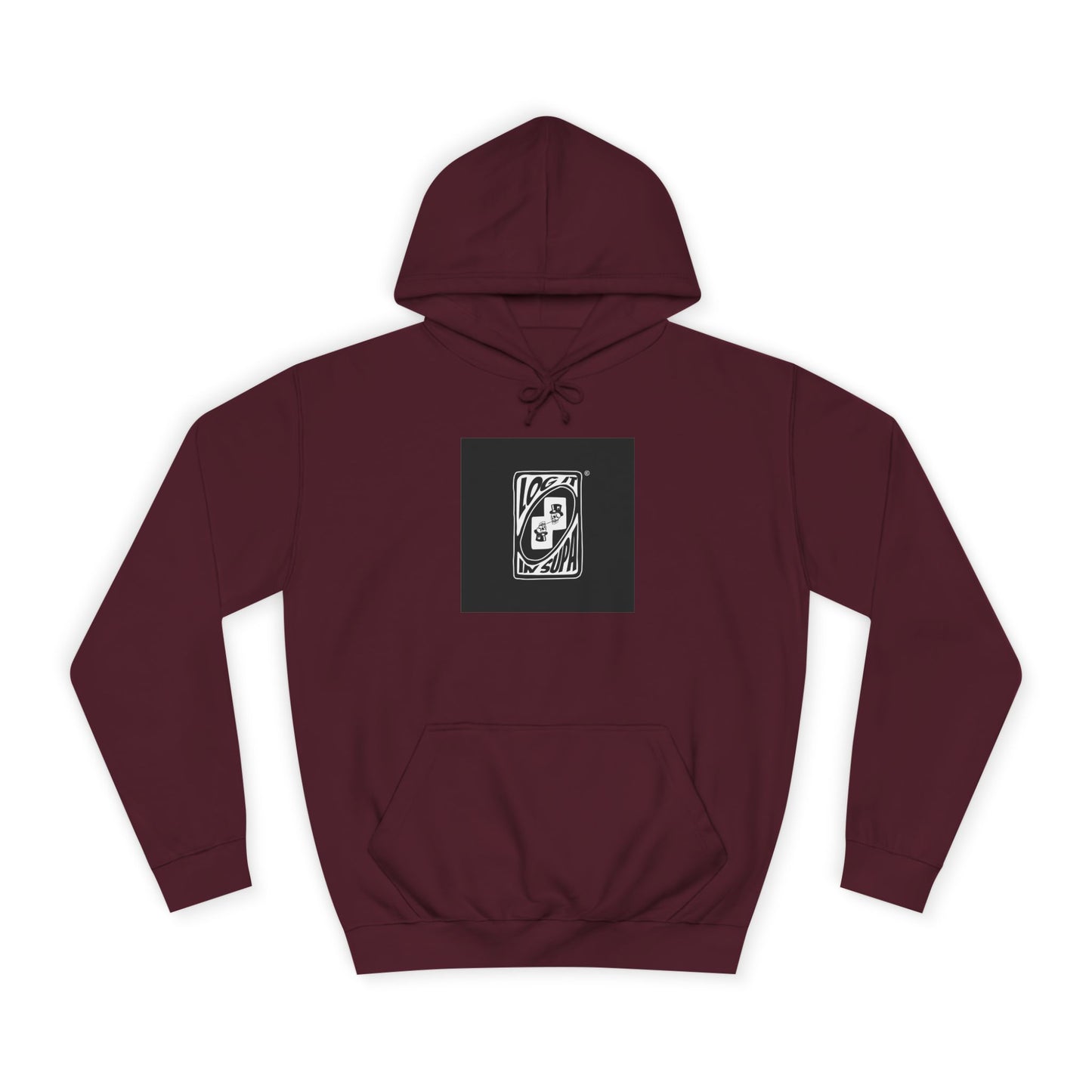 Unisex Log it in Hoodie with Unique Graphic Design, Ideal for Custom Wear, Gifts for Graduates, Cool Streetwear