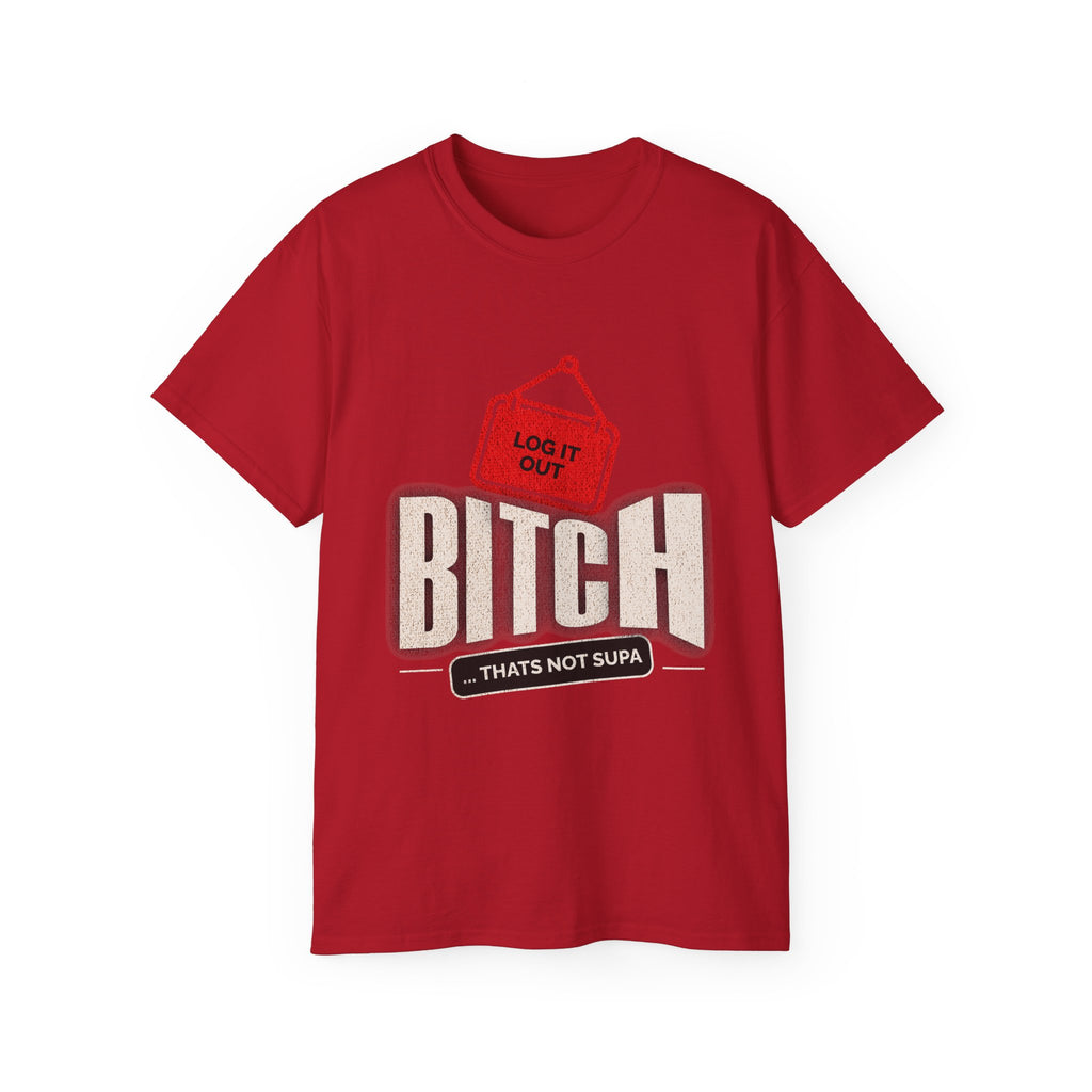 Graphic Tee —  (Log It Out)" Vintage Sign Shirt