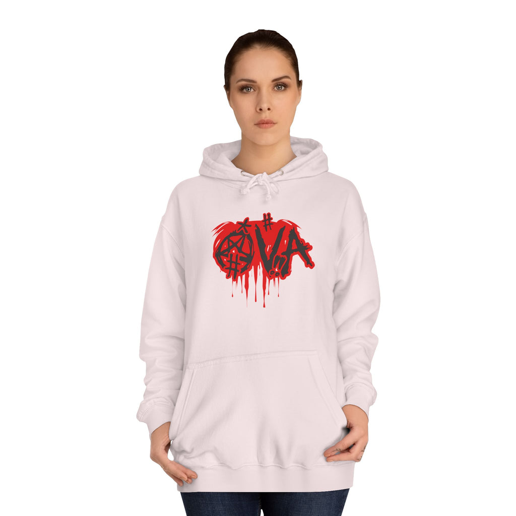 Edgy Unisex Hoodie with Graffiti-Style Print, Urban Streetwear, Apparel, Gift for any body, Casual Fashion
