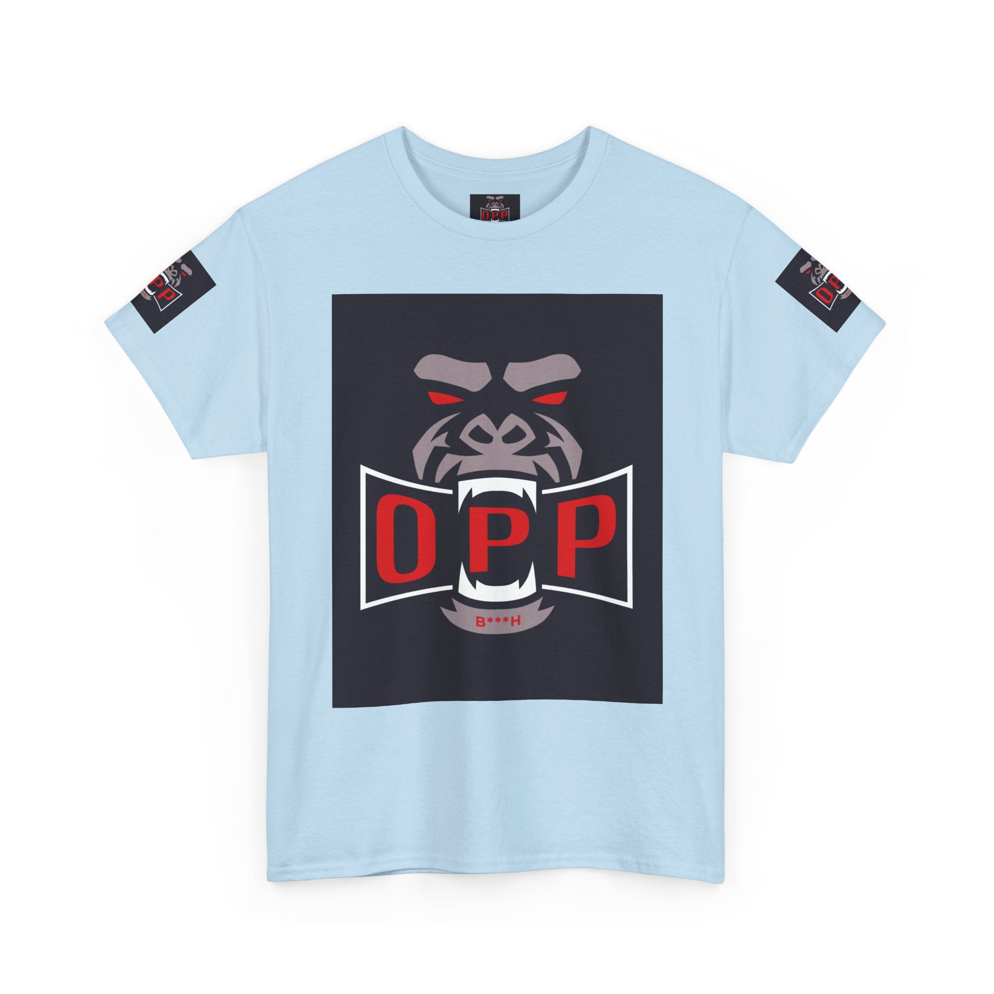 Gorilla OPP Graphic Tee — Bold Red & Black Urban Streetwear Shirt
