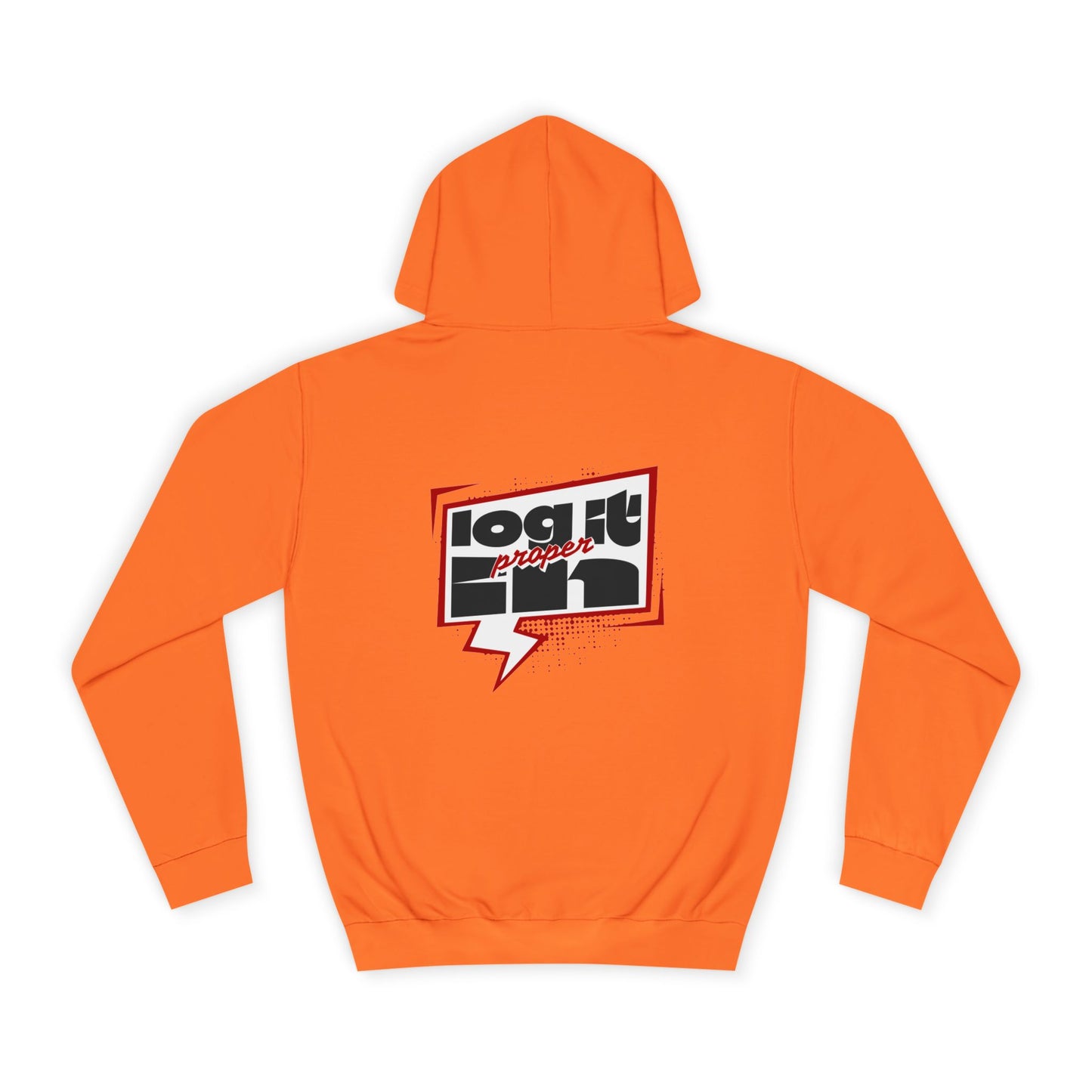 Unisex Log it in Hoodie - Casual Streetwear, College Apparel, Gift, Comfortable Hoodie, Unique Graphic Sweatshirt