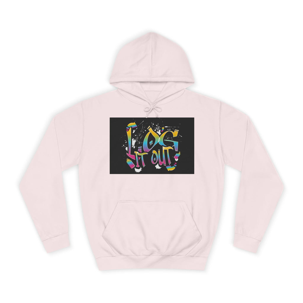 Colorful Unisex log it out Hoodie - Perfect for Students, Casual Wear, Gifts, Relaxed Style, trendy wear