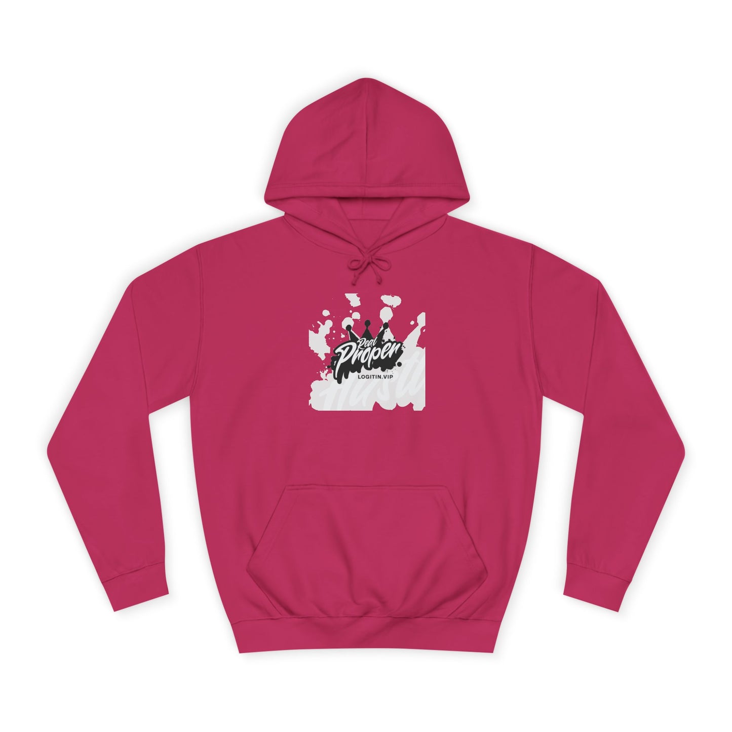 Unisex Hoodie with 'Real Proper' Design | Stylish Casual wear ,Events, Lounge, Gift Idea