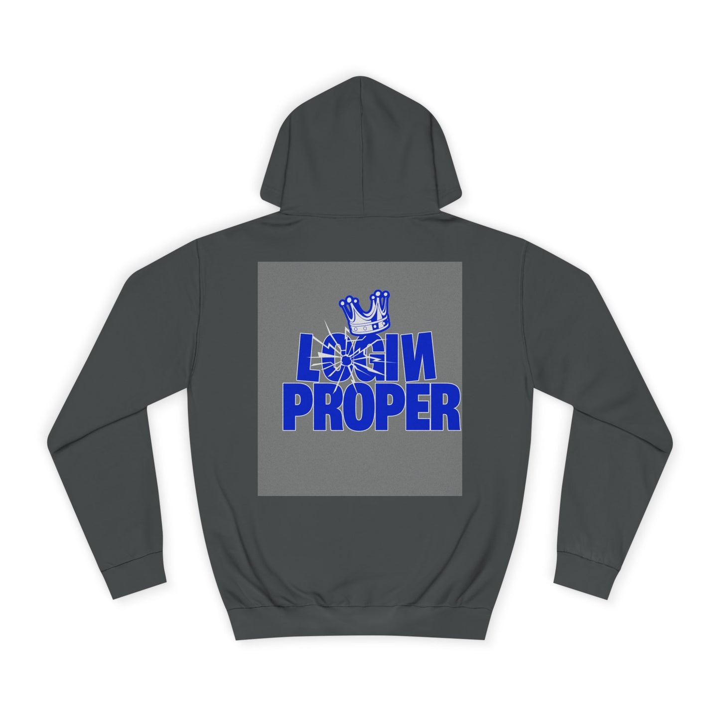 Unisex Hoodie - 'Login Proper' Trendy Spirit Wear, Casual Streetwear, Gift, Cozy Lounge Sweatshirt
