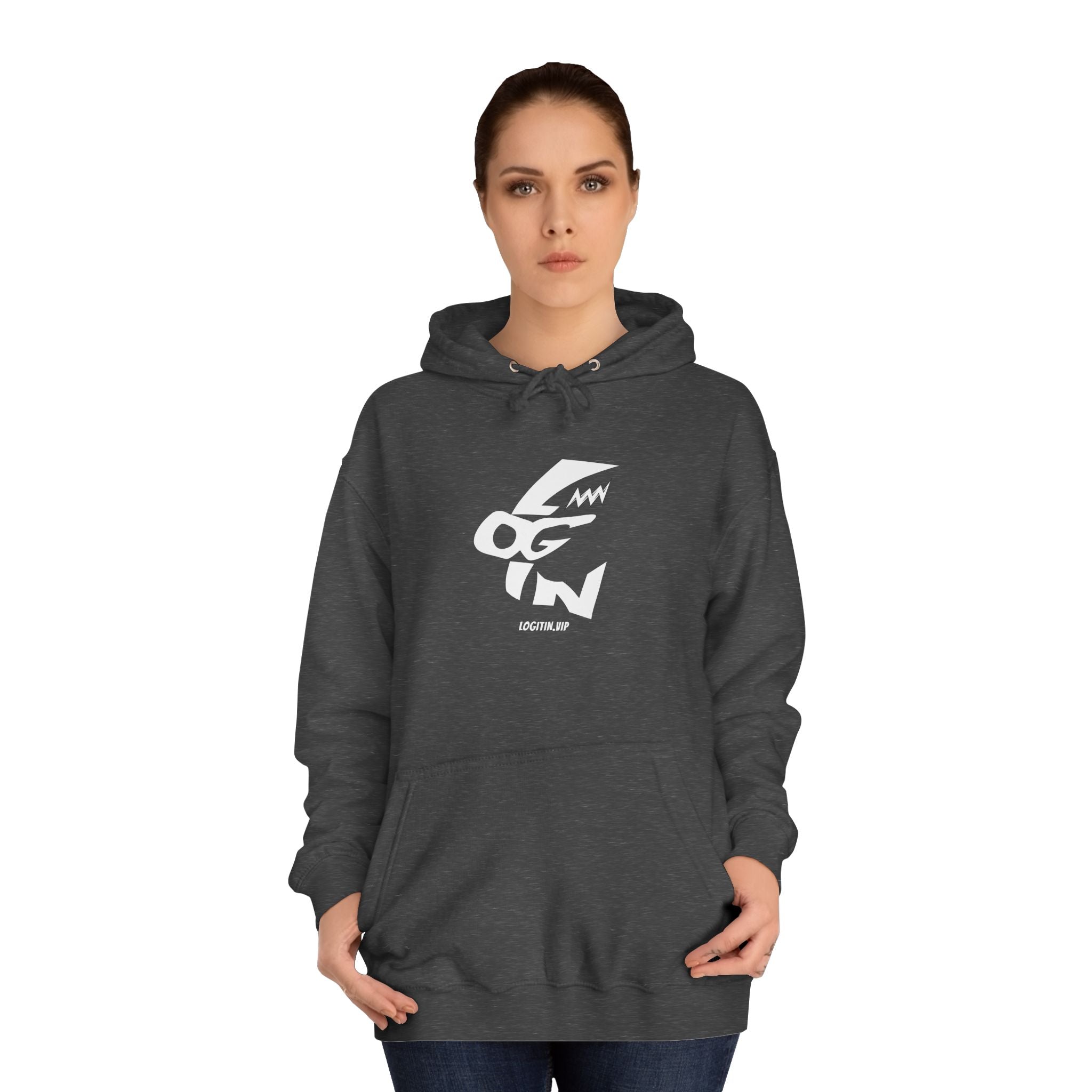 Minimalist Unisex Login Hoodie - Cozy Essential for Everyday Wear