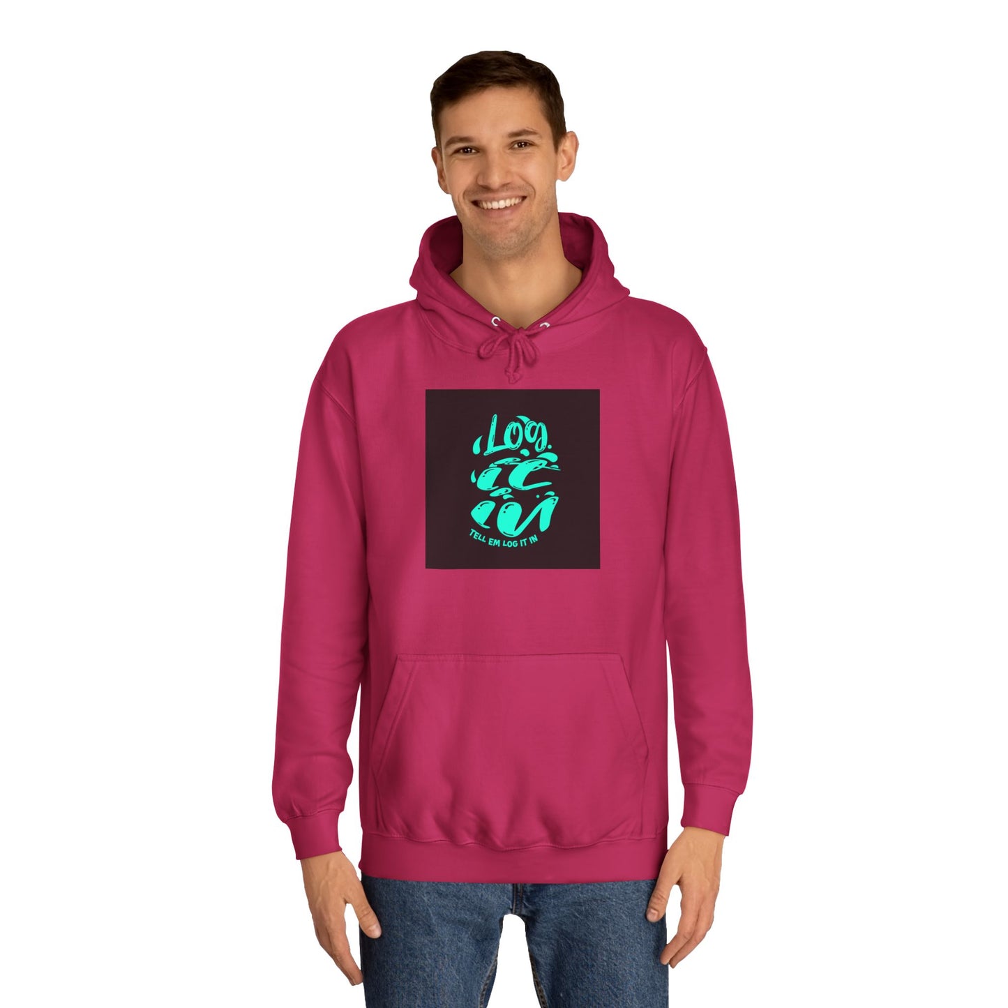 Unisex log it out Hoodie - Vibrant Graphic Sweatshirt for Any one, Comfortable Apparel, Perfect for Gifts, Trendy Life