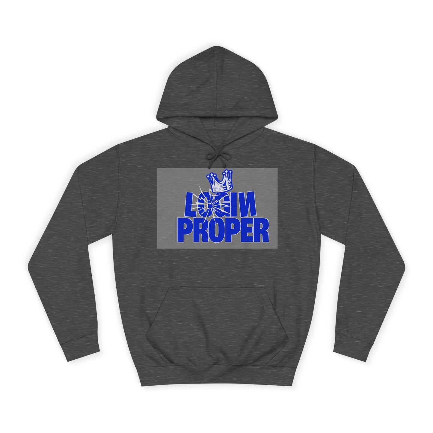 Unisex Hoodie - 'Login Proper' Trendy Spirit Wear, Casual Streetwear, Gift, Cozy Lounge Sweatshirt
