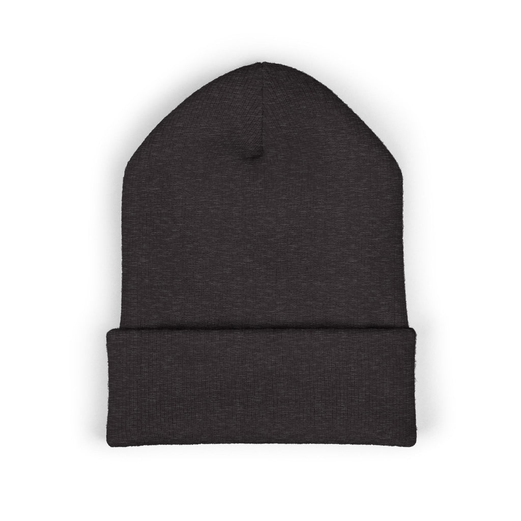 Embroidered "Tell em log it in Cuffed Beanie — Cozy Winter Hat