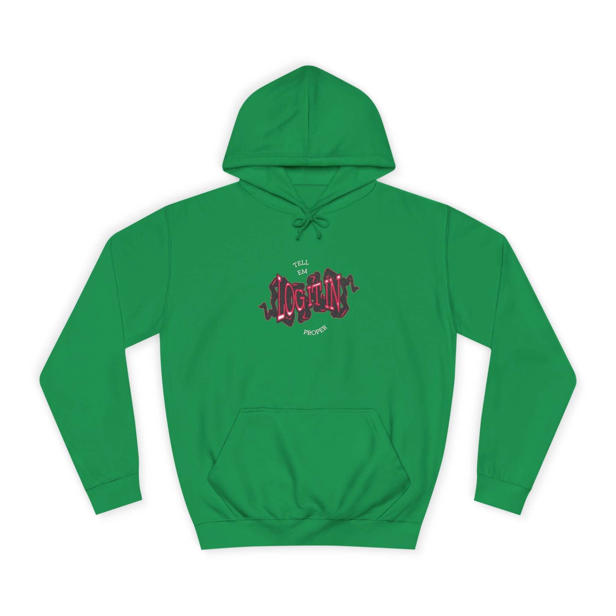 'Log it in'Hoodie for Unisex, Casual Wear, Trendy Apparel, Perfect for Everyday wear, Comfortable Fit