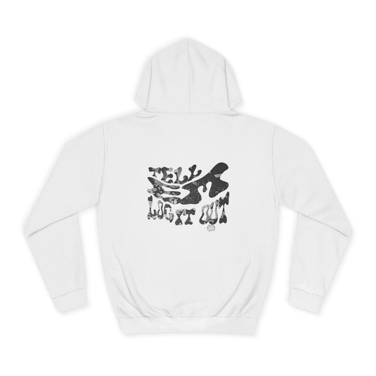 Tell em log it out Hoodie, Cozy Sweatshirt, Casual Style, Apparel, Gift, Trendy Lounge Wear