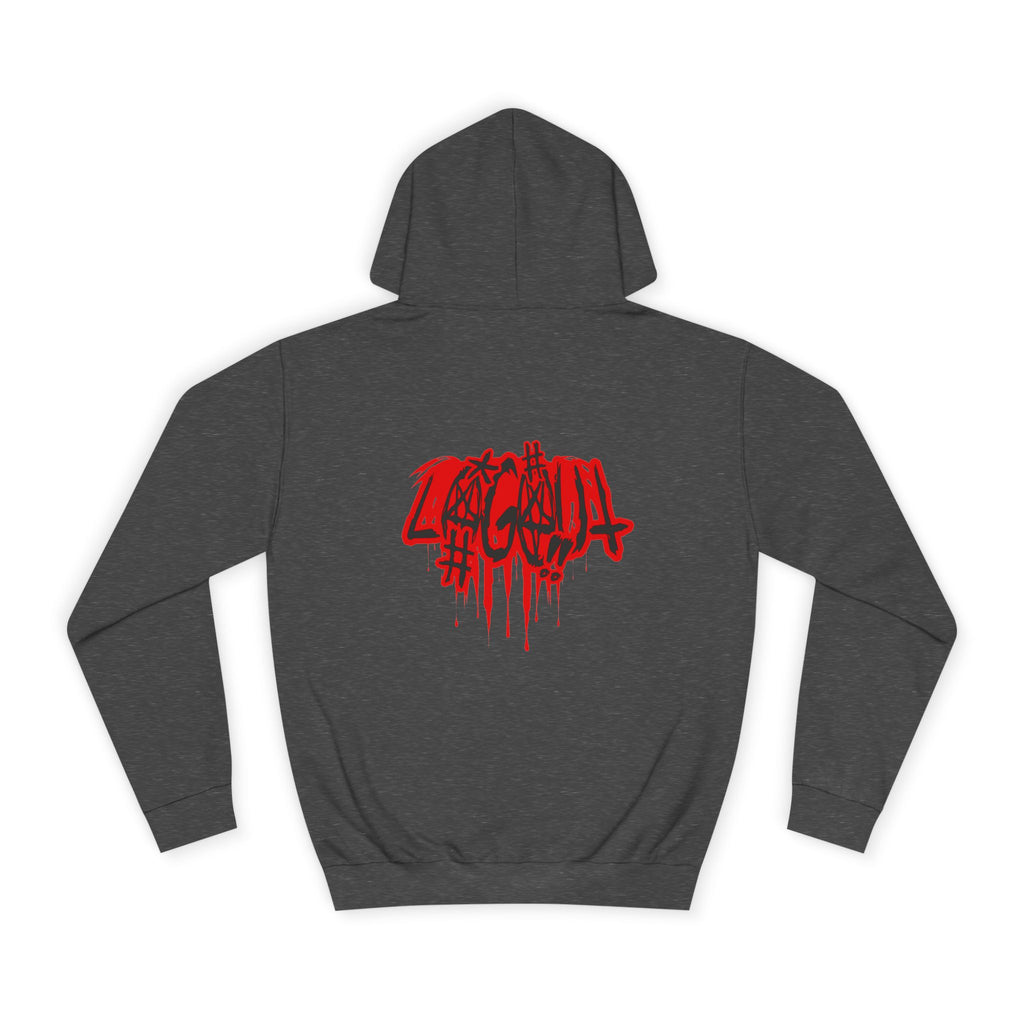Bold Graffiti log out Hoodie, Unisex Streetwear, Comfortable Casual Wear,