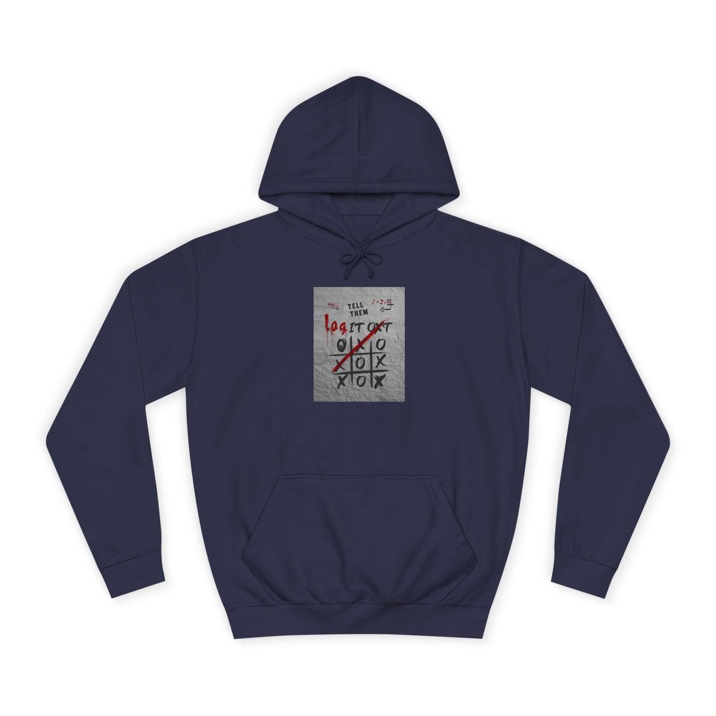 Unisex Log it out Hoodie with Graffiti Design - Trendy Sweatshirt, Custom Gear, Casual Wear, Gift for Cozy Layering