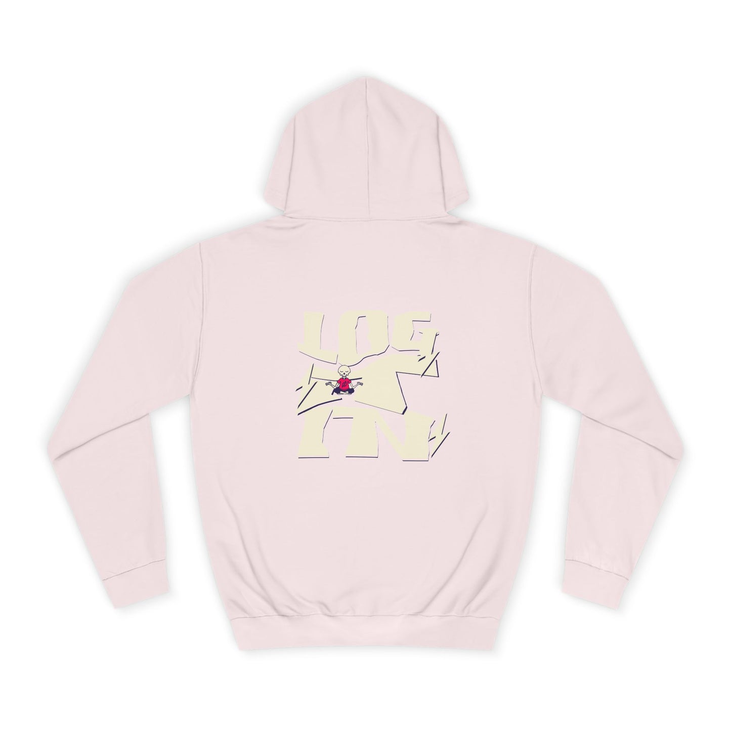 Cozy Unisex Log it in Hoodie - Floral Design, Ideal Gift, Casual Wear, Spring Wardrobe Essentials
