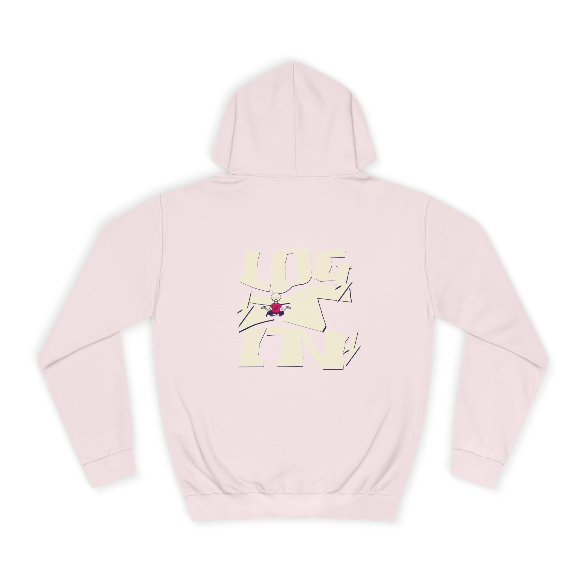 Cozy Unisex Log it in Hoodie - Floral Design, Ideal Gift, Casual Wear, Spring Wardrobe Essentials