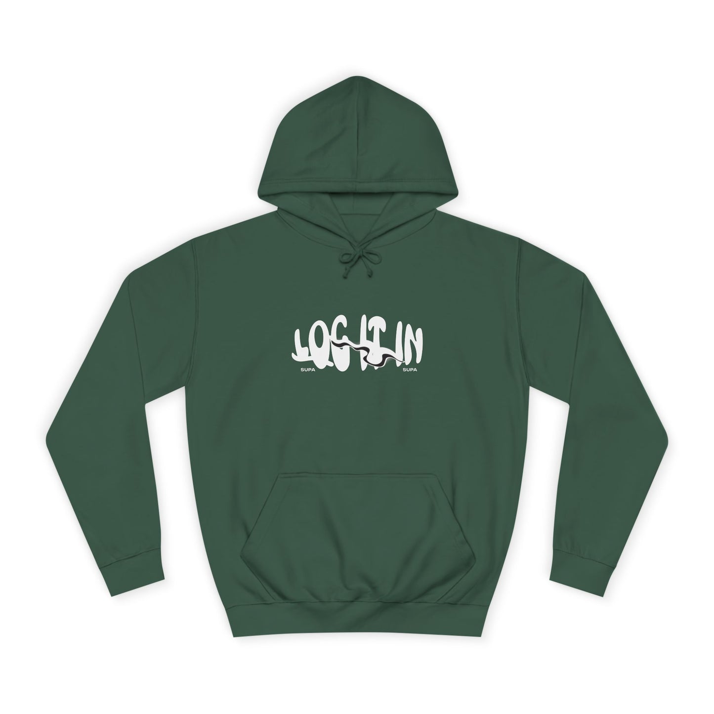 Minimalist Unisex Log it in Hoodie with Design