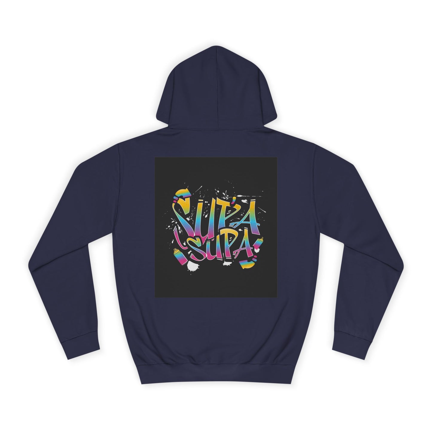 Colorful Unisex Supa Supa Hoodie, Casual Sweatshirt, Vibrant Apparel, Streetwear Hoodie