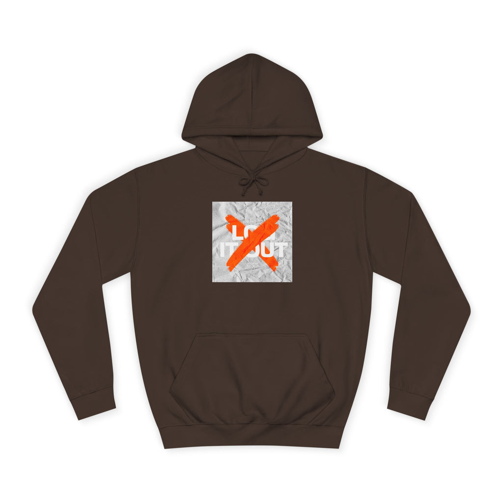 Trendy Unisex Hoodie - Stylish Graphic Sweatshirt, Casual Wear, Gifts, and Everyday Comfort - 'Log it Out' Design