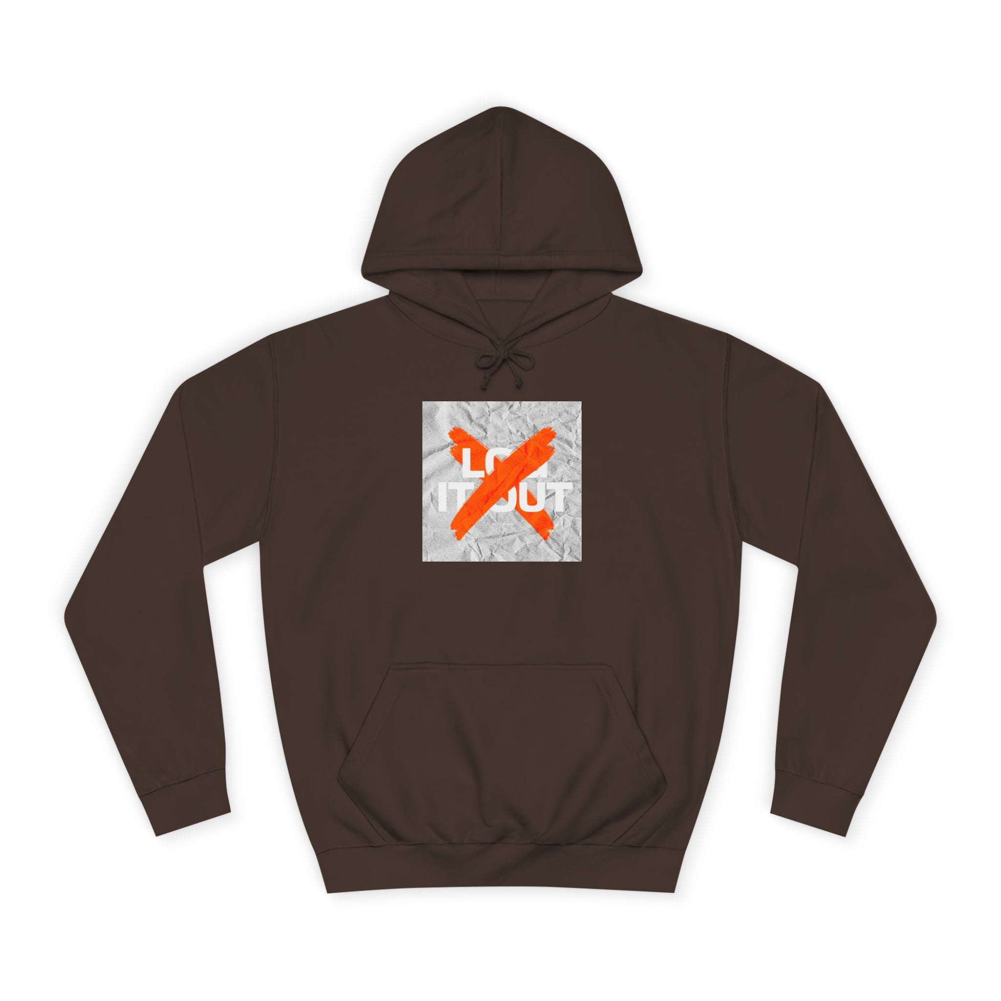 Trendy Unisex Hoodie - Stylish Graphic Sweatshirt, Casual Wear, Gifts, and Everyday Comfort - 'Log it Out' Design